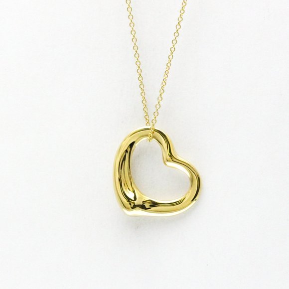 TIFFANY Authentic 18k Gold Heart Necklace - Picture 1 of 14